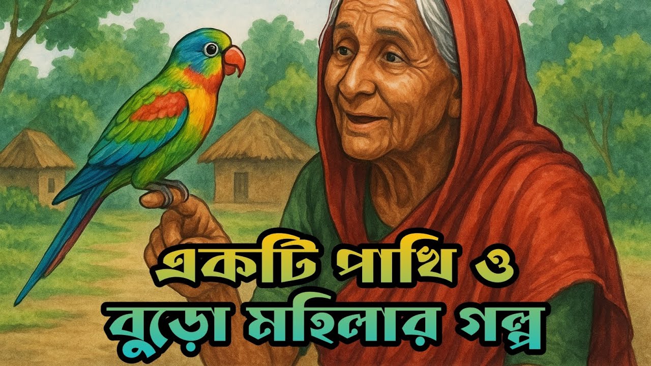 একটি পাখি ও বুড়ো মহিলার গল্প।  Voice Of Islam BD