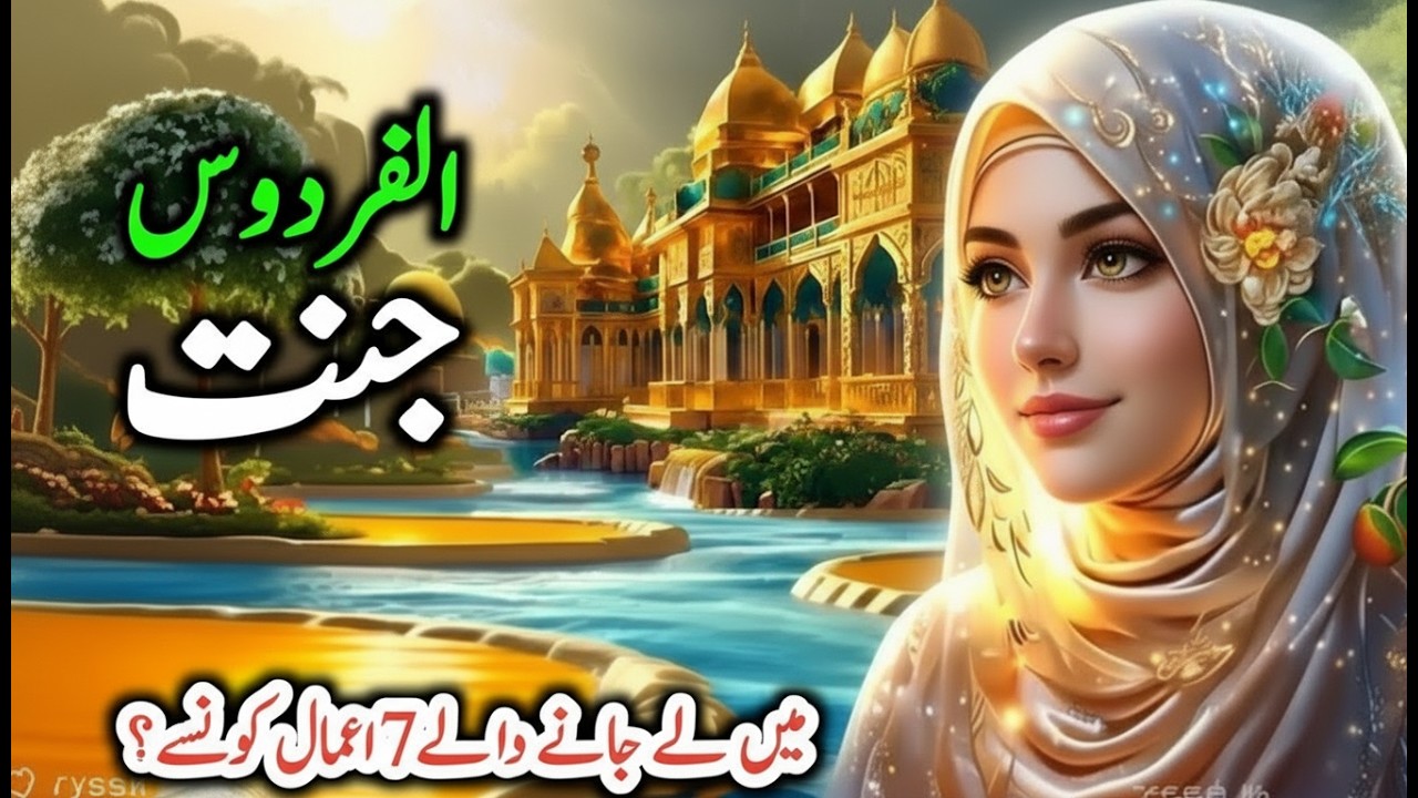 Jannah tul Firduse Main Iayjany waly Aamal Janna tul Firduse Kaise hoge Janat Ka Bayan|Back To Allah