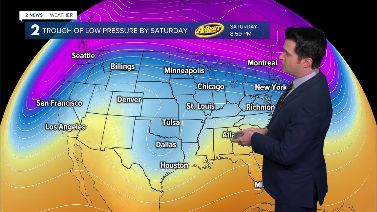 Rain chances to go up later in the week