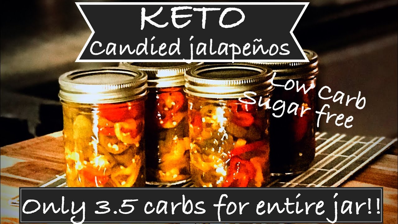 Sugar Free Keto Candied Jalapeños Recipe