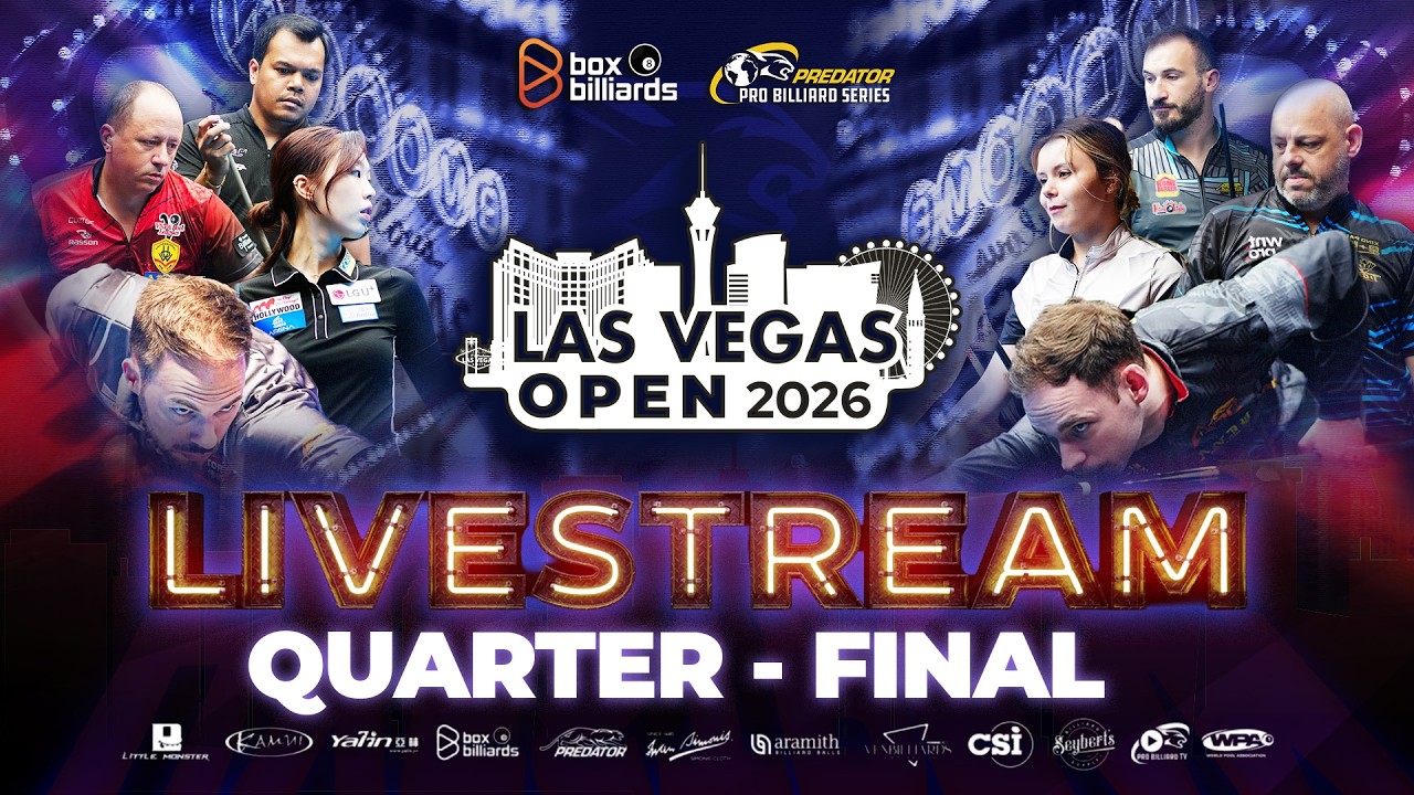 Trực Tiếp 2 | Tứ Kết | Jasmin Ouschan vs Chezka Centeno | Las Vegas Women's Open 2026