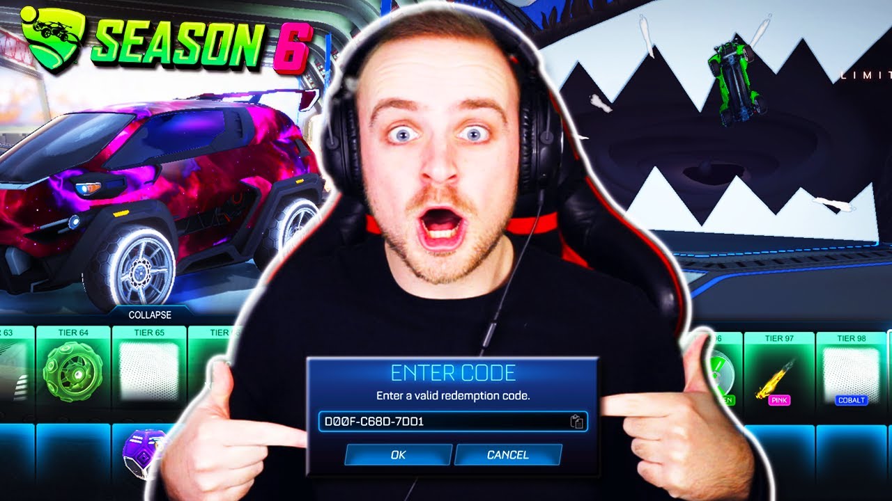 *OMG* I GOT 10 SECRET ROCKET PASS 6 CODES | Buying The ENTIRE Season 6 Rocket Pass in Rocket League!