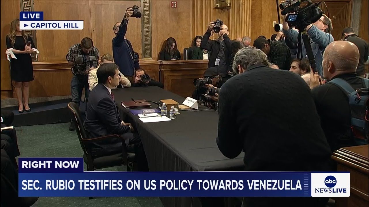 LIVE: Secretary Rubio testifies before Senate committee on U.S. policy towards Venezuela