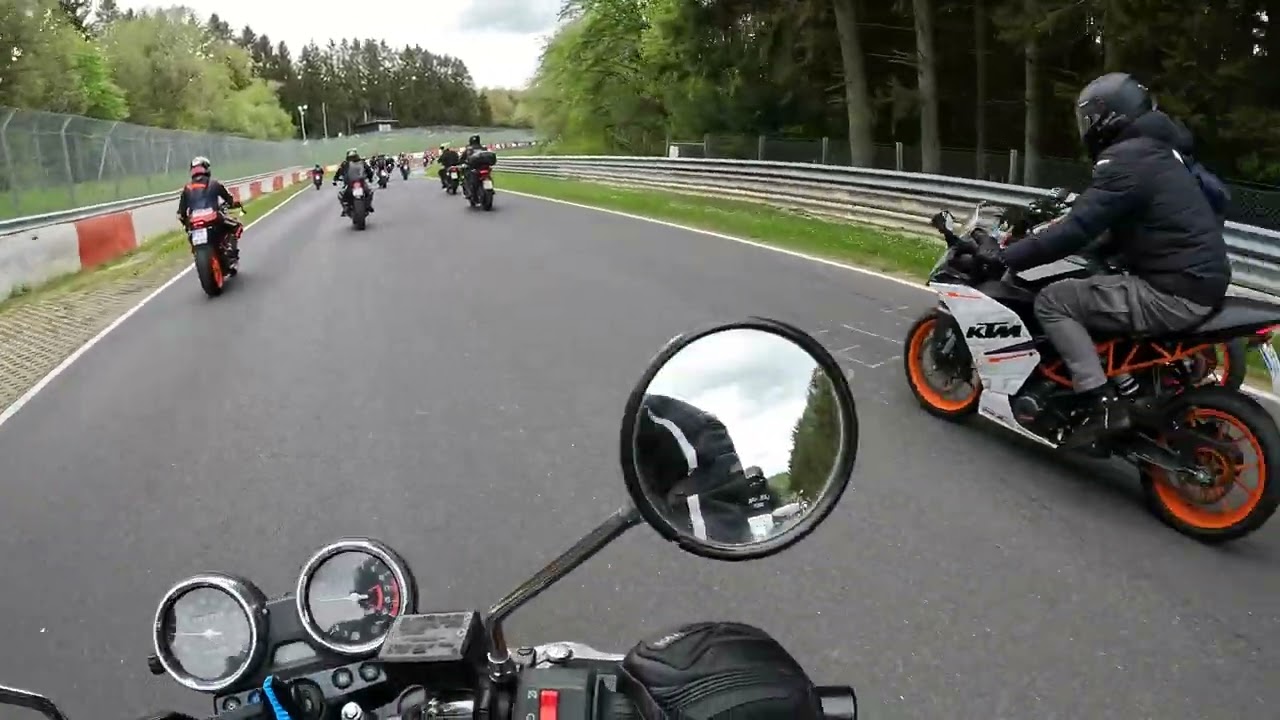 Anlassen 2024 Nürburgring Nordschleife POV Runde | Kawasaki ER-5 | 4K60