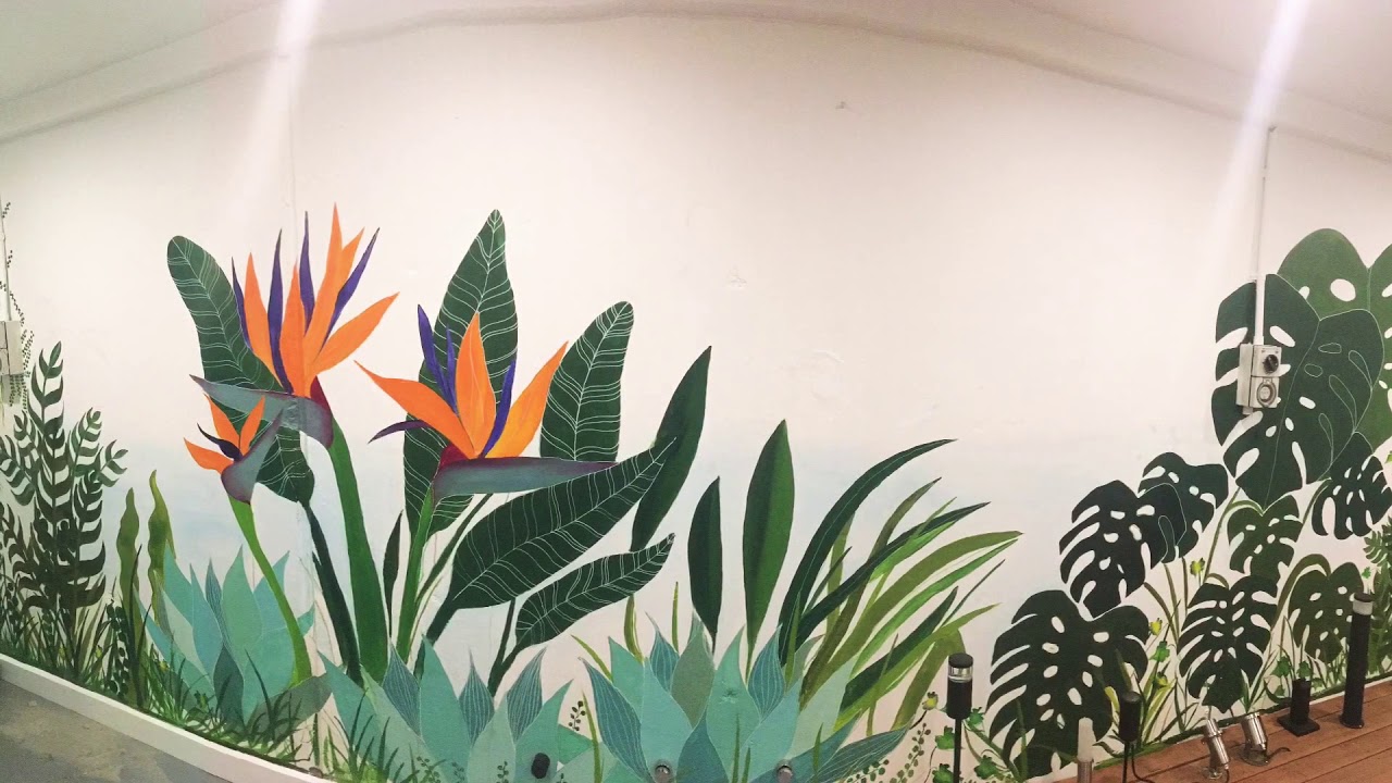 Tropical Mural | Artist Kayleigh Groves | May 2018