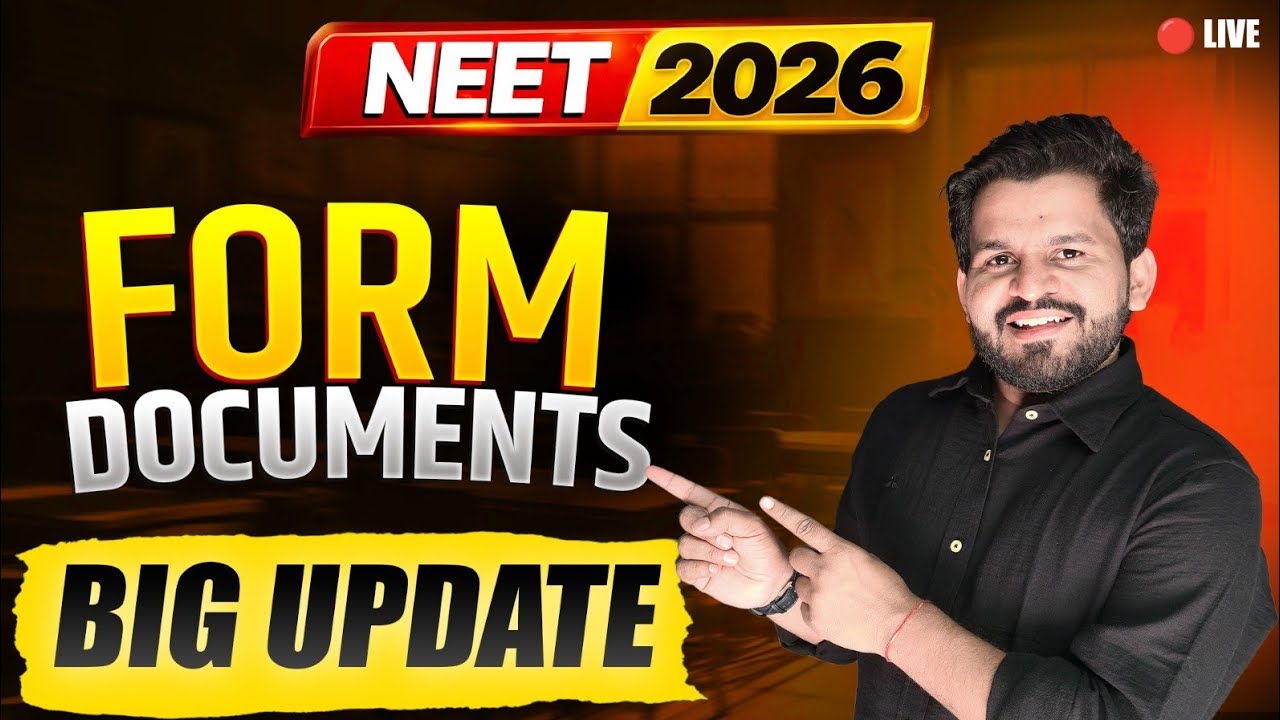 NEET 2026 FORM FILLING DATE | NEET 2026 FORM KESE BHARE | NEET 2026 FORM DOCUMENTS REQUIRED | NEET