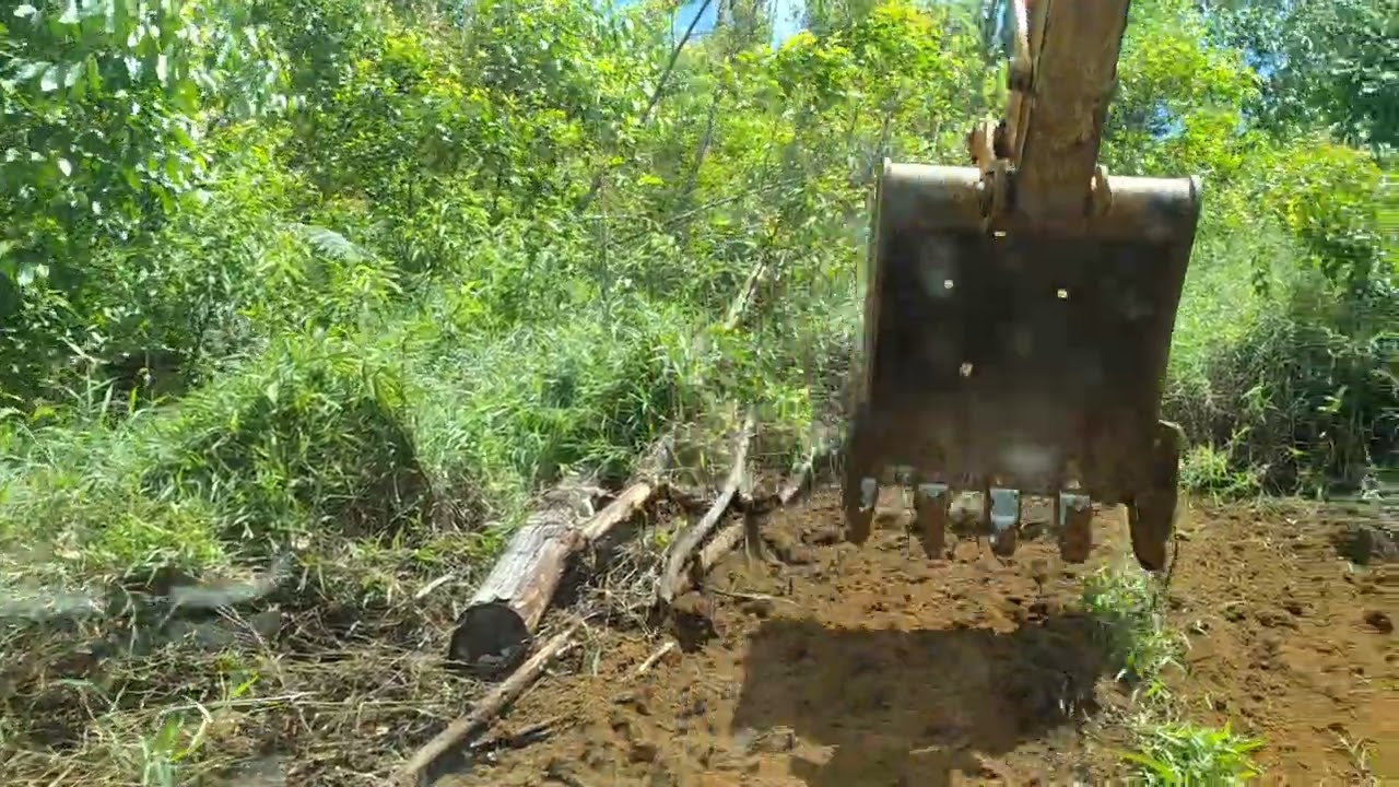 Escavadeira hidráulica.. adrenalina..câimbras nós pés...