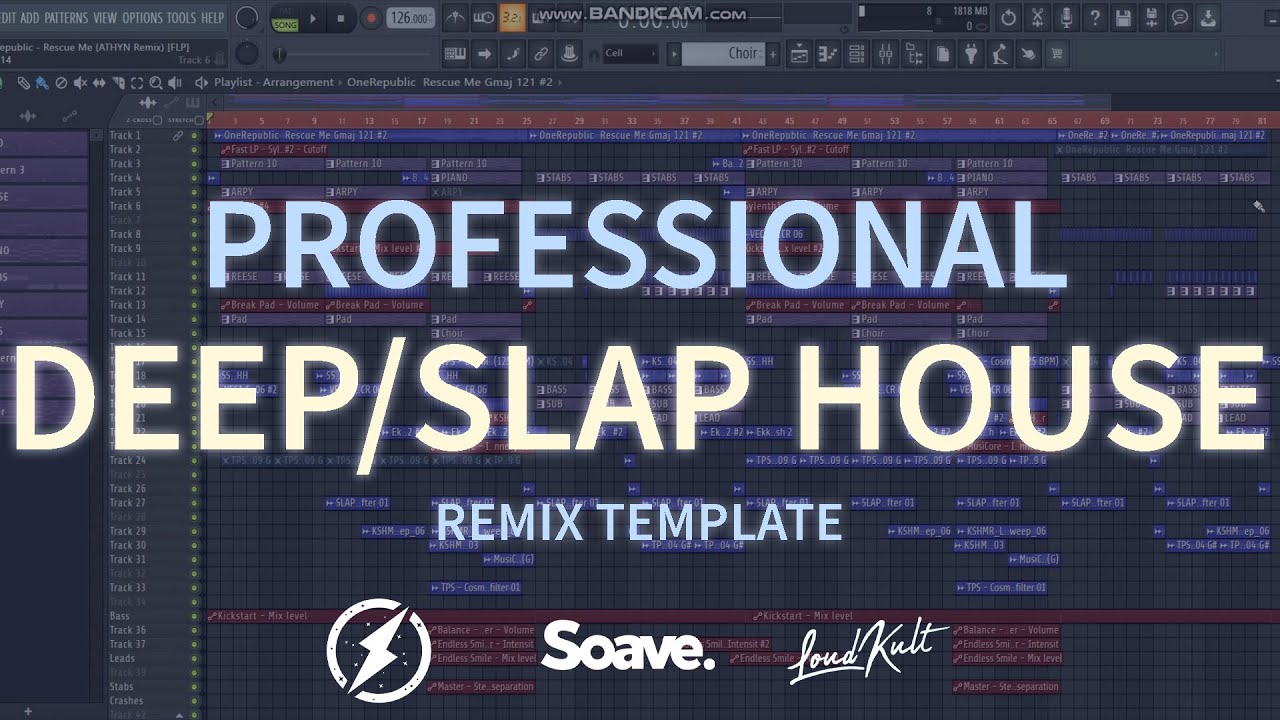 [FULL FLP] Professional Deep House/ Slap House Template | Deep House FLP 2022