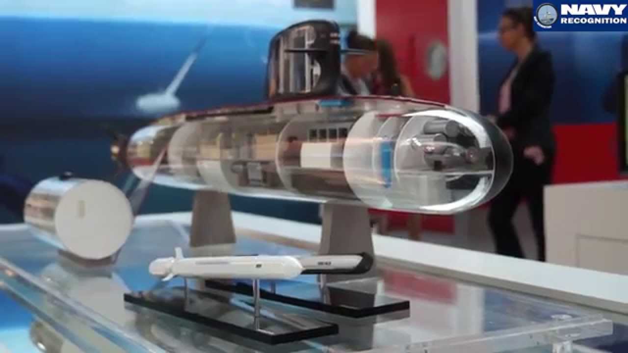 DCNS Showcasing the Scorpene SSK Submarine at MSPO 2015, Kielce, Poland