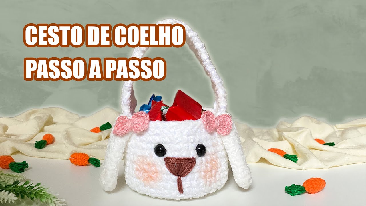 CESTO DE COELHO DA PÁSCOA EM AMIGURMI - RECEITA GRÁTIS