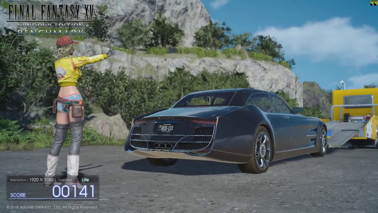 Final Fantasy XV AMD 2200G GTX 1050 LOW Settings fps