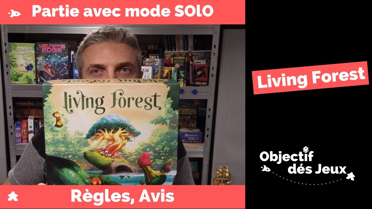 Living Forest - Comment jouer une partie solo avec vidéo règle fr du jeu. Ludonaute