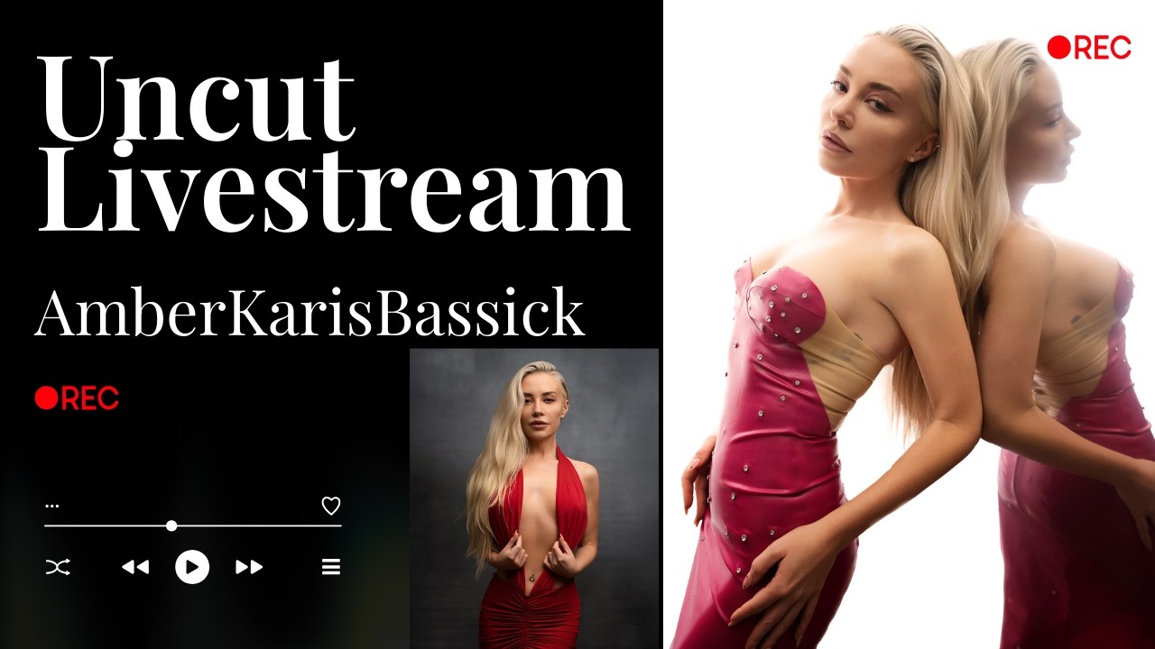 Uncut Livestream Photoshoot with Amber | Studio Portrait Session