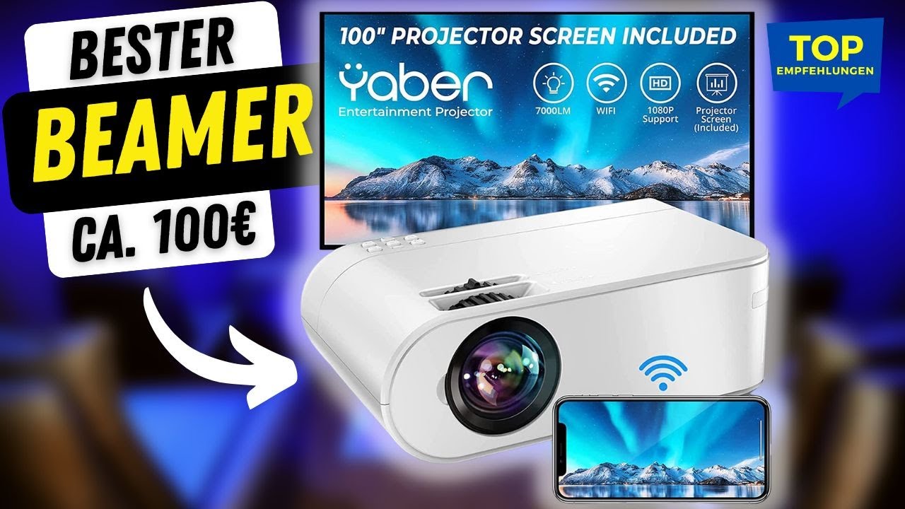 Ist das der beste Beamer für 100 Euro? YABER WiFi Mini Beamer