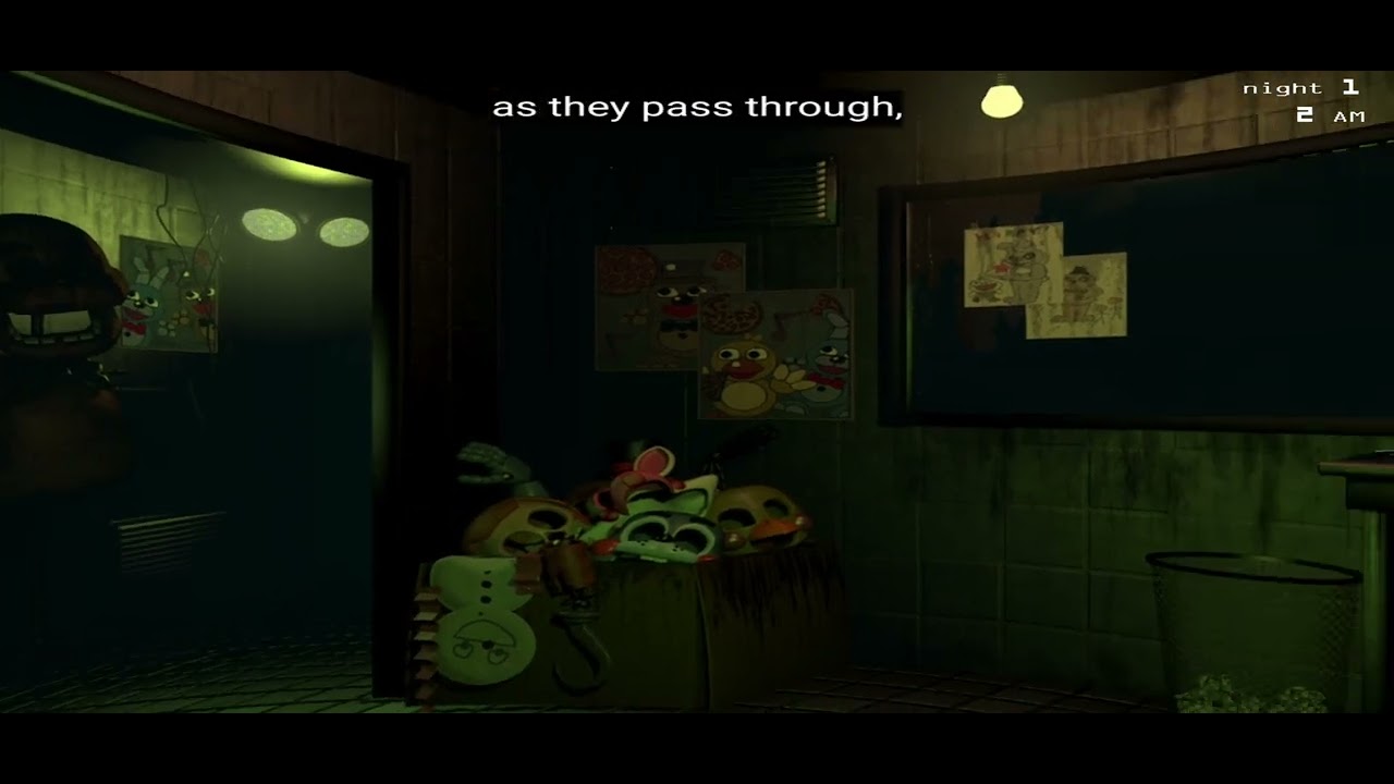 Gördüğüm En Garip Bölüm 1. Geceyi Bitirdim Five Nights at Freddy's 3 Part 1