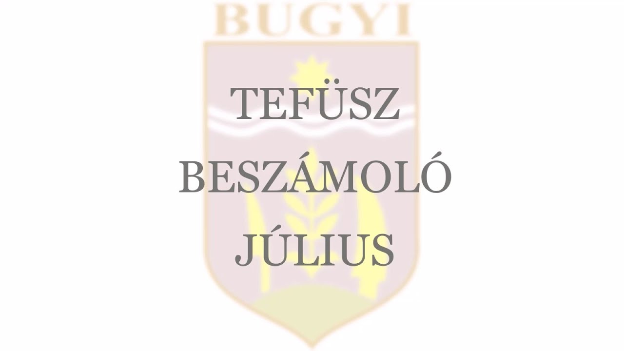 TEFÜSZ beszámoló 2023. július
