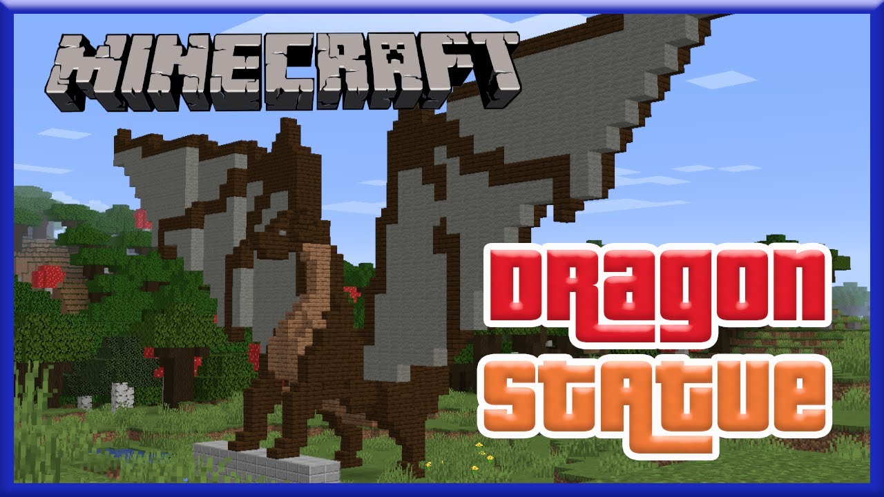 MINECRAFT DRAGON STATUE TUTORIAL I AIRY CRAFT