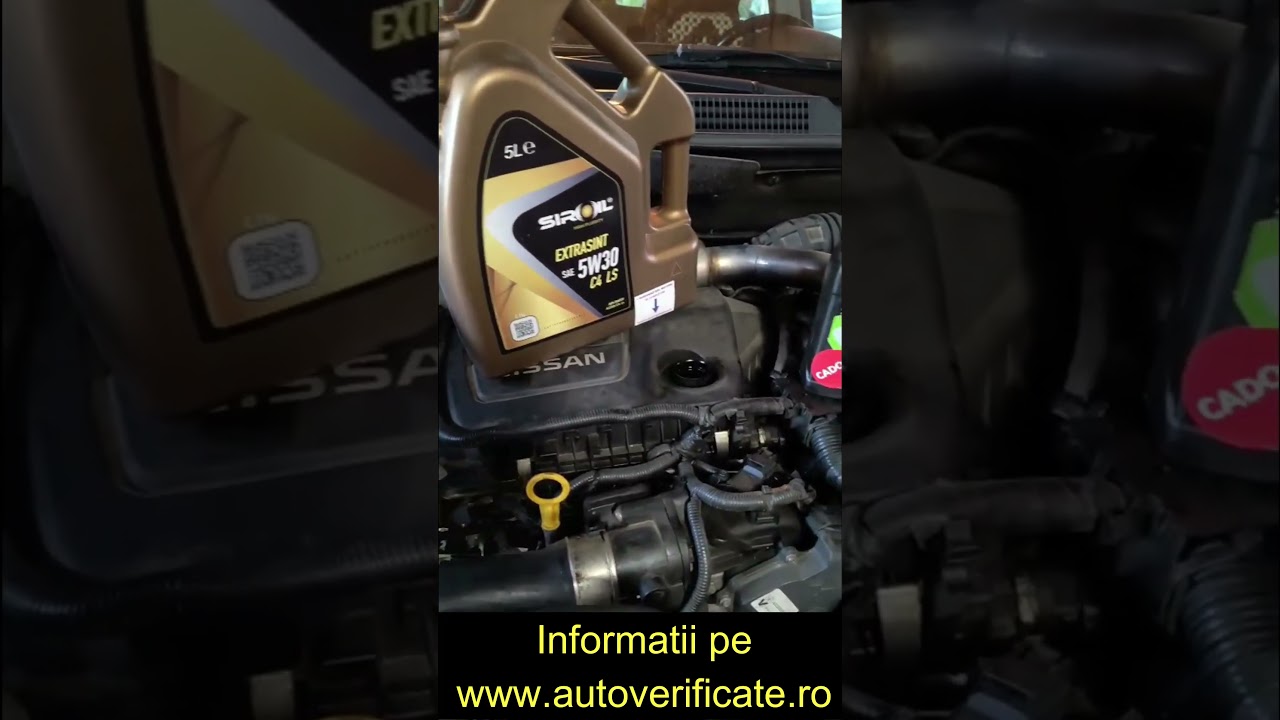 Ce ulei recomandam la Nissan cu motor de Renault? #autoverificate