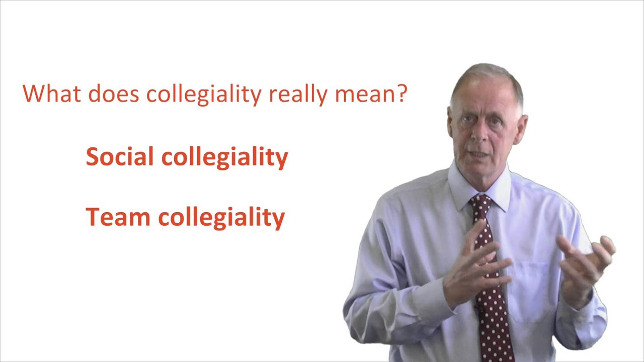 Collegial leadership - Des Woods
