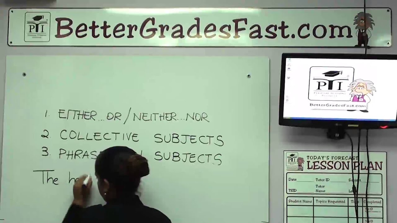 Subject-Verb Agreement | English grammar CXC lessons [RID: hufrucreD3jeCr5c]