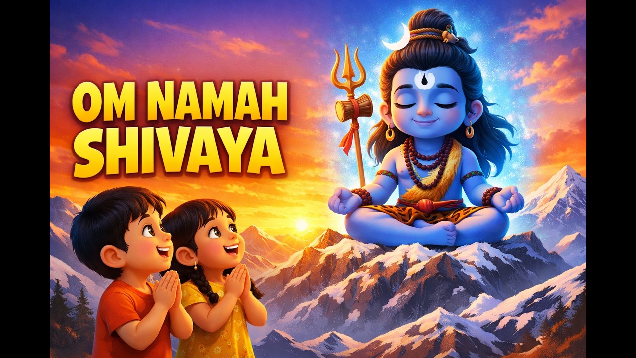 Om Namah Shivaya: Best Shiva Bhajan For Kids | Morning Prayer 🕉️