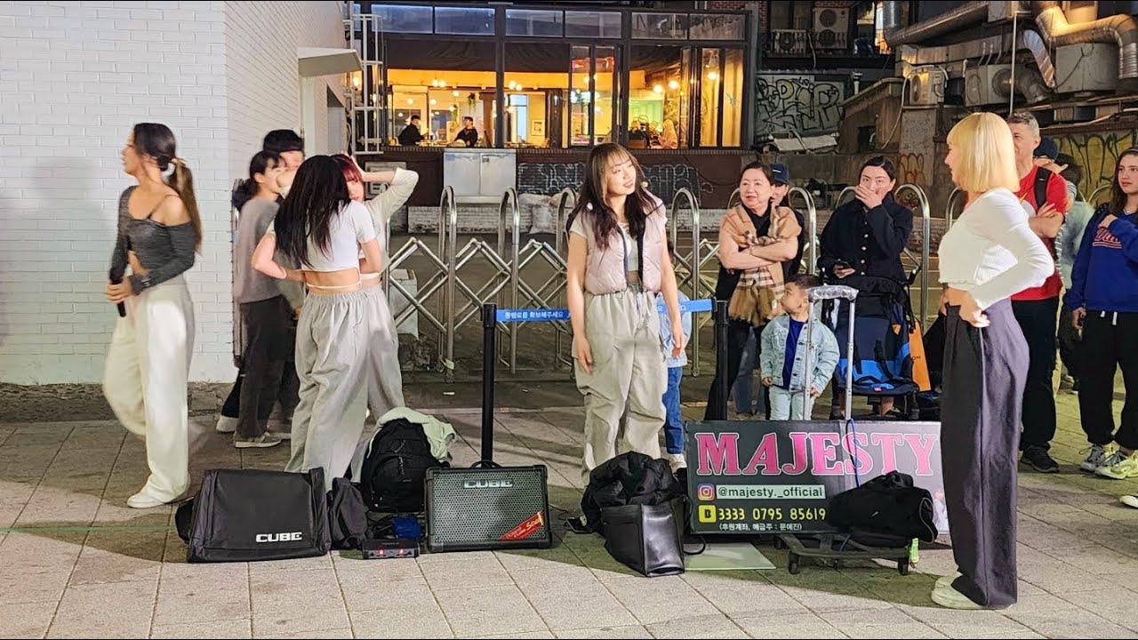 Live 20230403 Majesty#메이져스티 Hongdae Busking 홍대 버스킹 SnowHorse#눈말