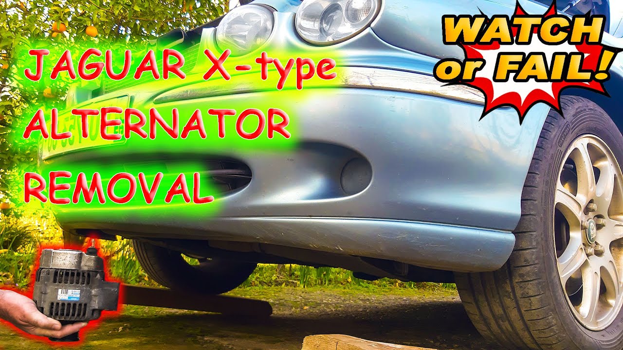 Jaguar X-type alternator replacement - part 1 - removal