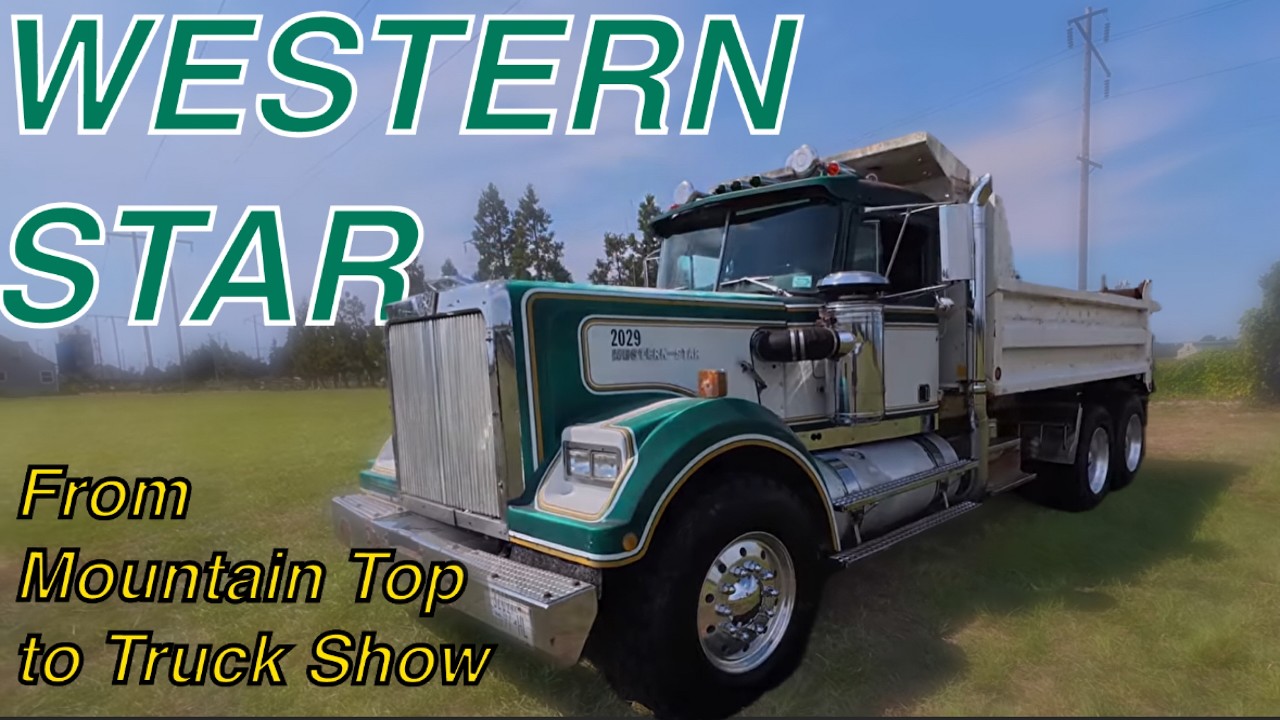 Самосвал Western Star возвращается на дороги после 25 лет простоя в горах!