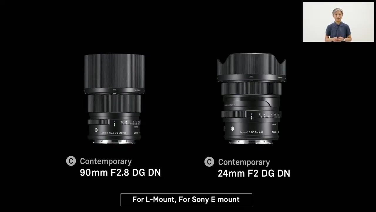 SIGMA STAGE ONLINE ー 24mm F2 DG DN | Contemporary and 90mm F2.8 DG DN | Contemporary Announcement
