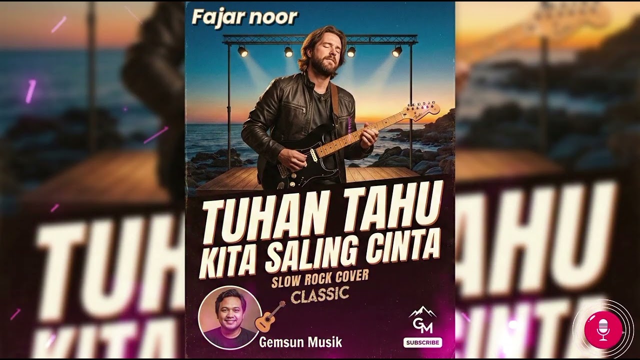 TUHAN TAHU KITA SALING CINTA - Fajar Noor (Classic Slow Rock Cover by Gemsun Musik)