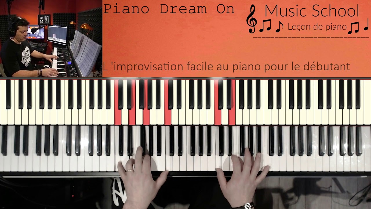L improvisation facile au piano pour le débutant (New) 2018