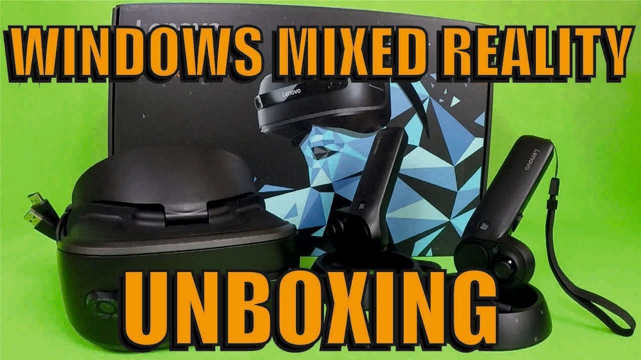 Windows Mixed Reality (Lenovo Explorer) - UNBOXING PL Tania alternatywa dla HTC Vive