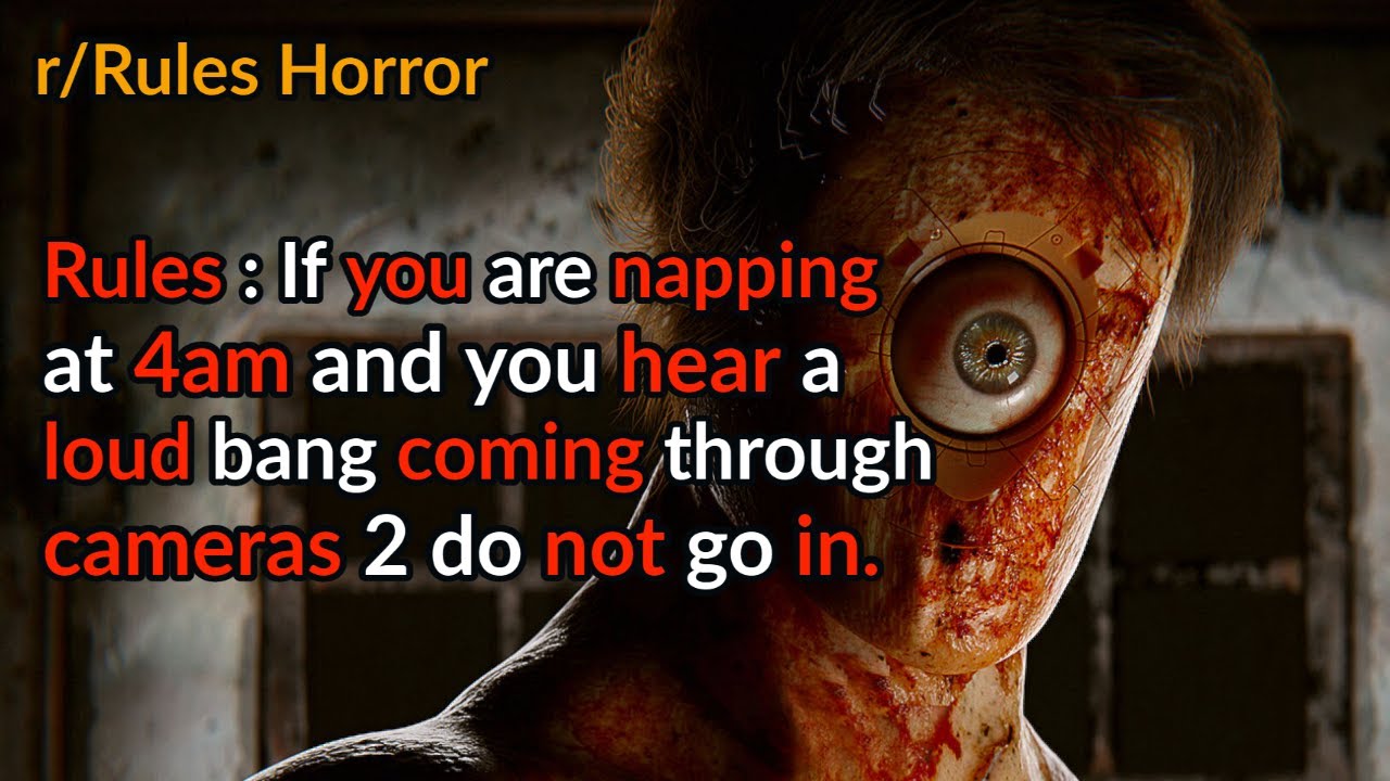 Rules : If you are napping at 4am and you hear a loud bang coming through cameras 2 do not go in.