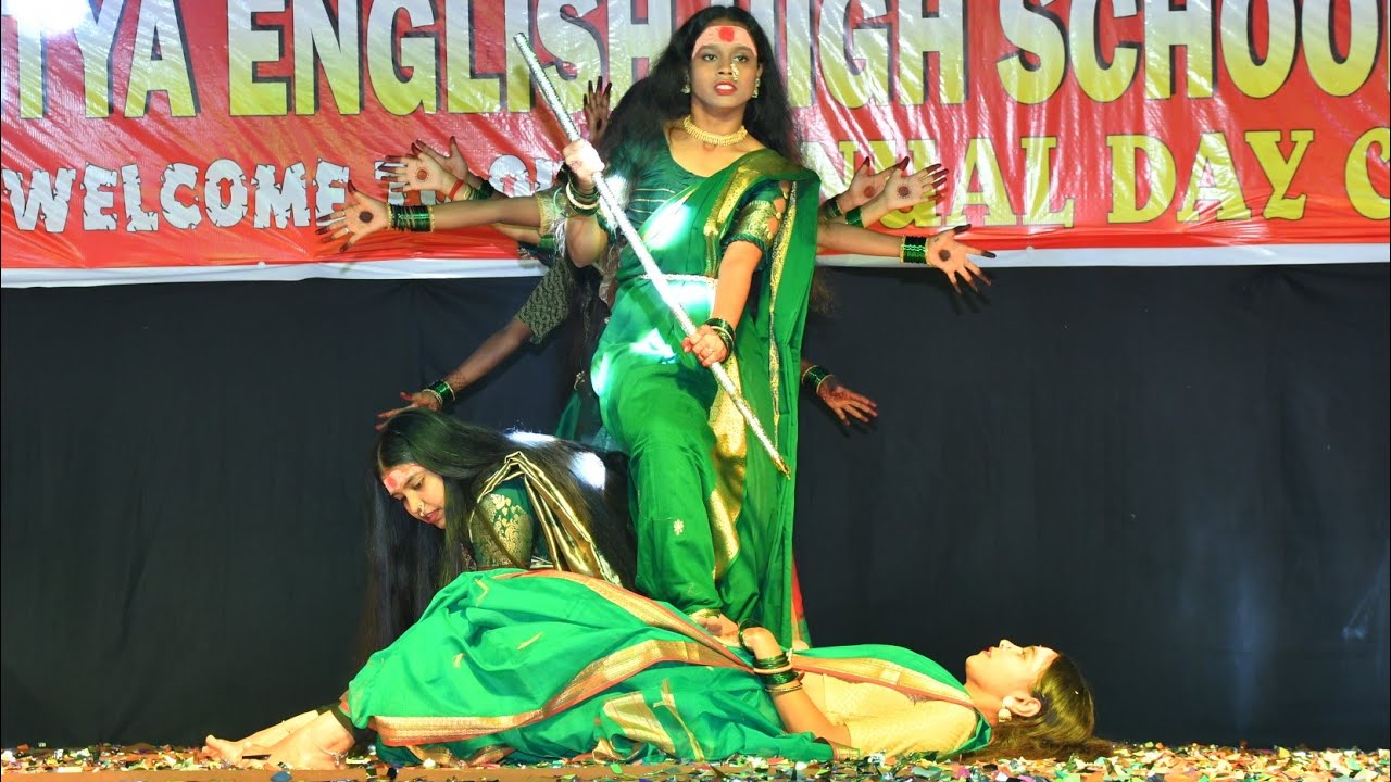 Maharashtra Gondhal Dance 🔥 | Powerful Folk Performance | Annual Day 26 | Aditya English High School