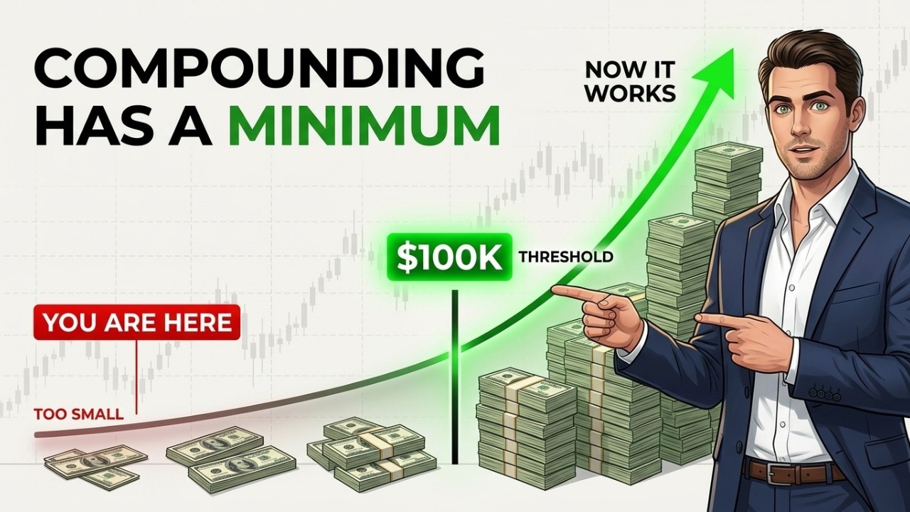 У сложных процентов есть минимум, и вы, вероятно, ниже него.