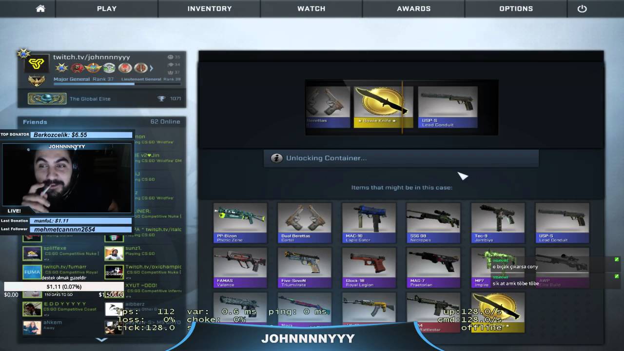 EZ BOWIE KNIFE FIRST CASE FIRST KNIFE Operation Wildfire