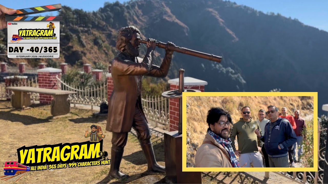 Day 40 George Everest Peak Mussoorie | Khamoshi, Himalaya & Self-Observation | YATRAGRAM | 