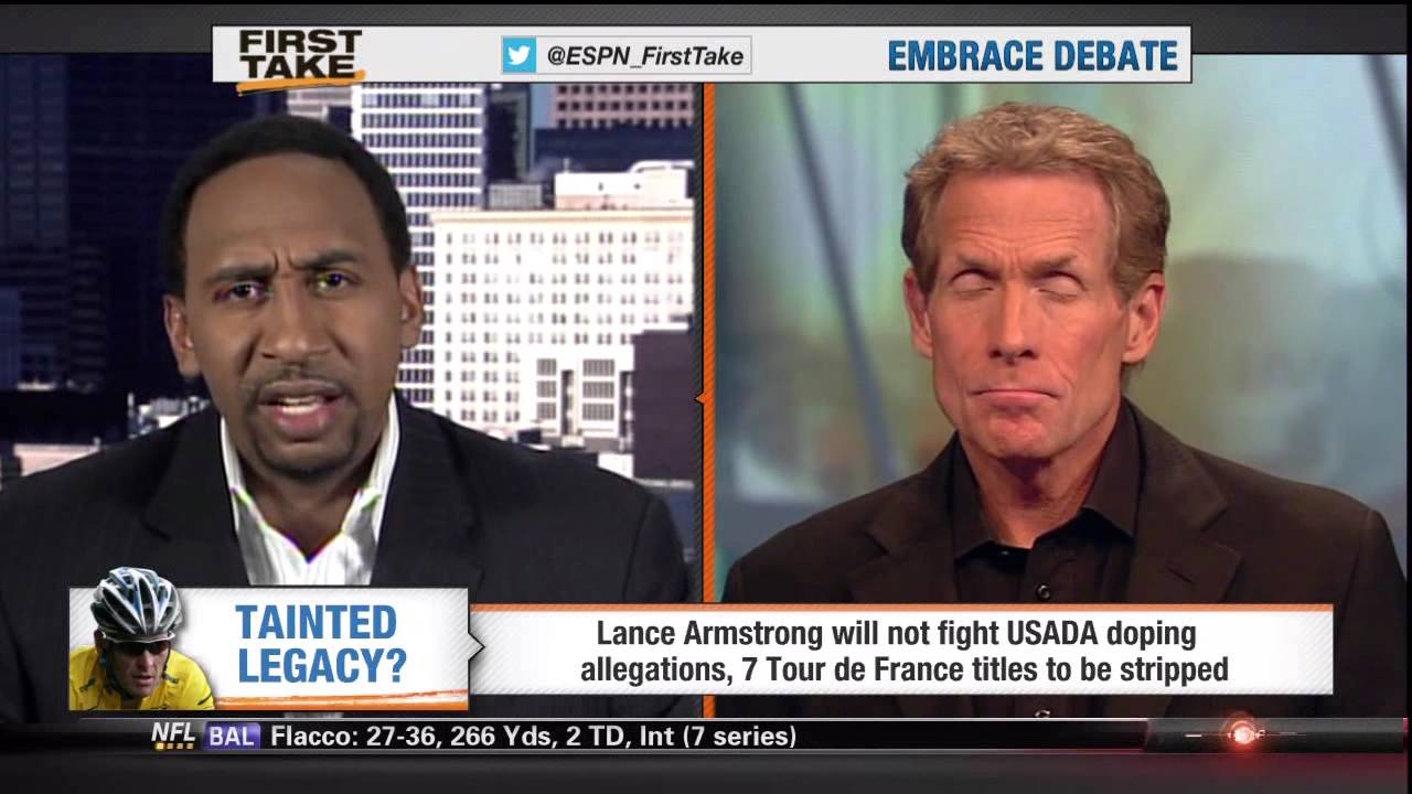 Skip Bayless and Stephen A. talk about Lance Armstrong