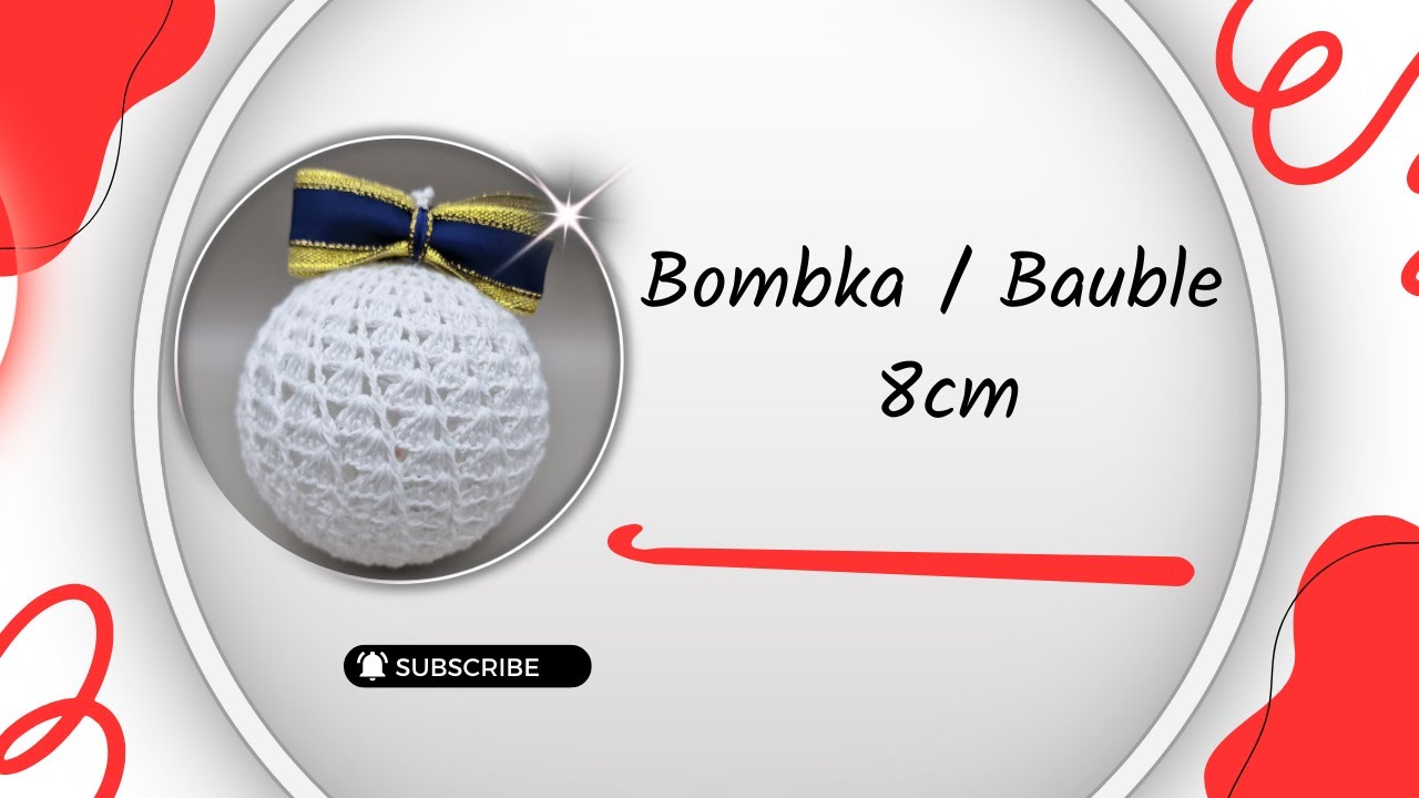 Bombka  / Bauble 8cm