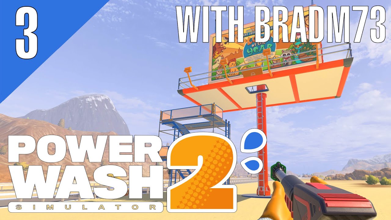 PowerWash Simulator 2 - Эпизод 3 - Очистка автомобилей и рекламных щитов с помощью собак!