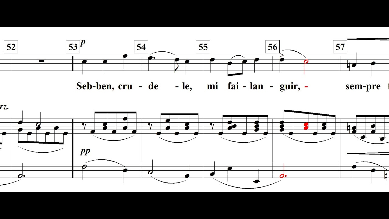 Sebben crudele(그대 잔인해도)-Antonio Caldara