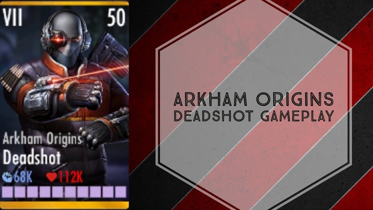 Injustice Gods Among Us Arkham Origins Deadshot Gameplay Elite VII