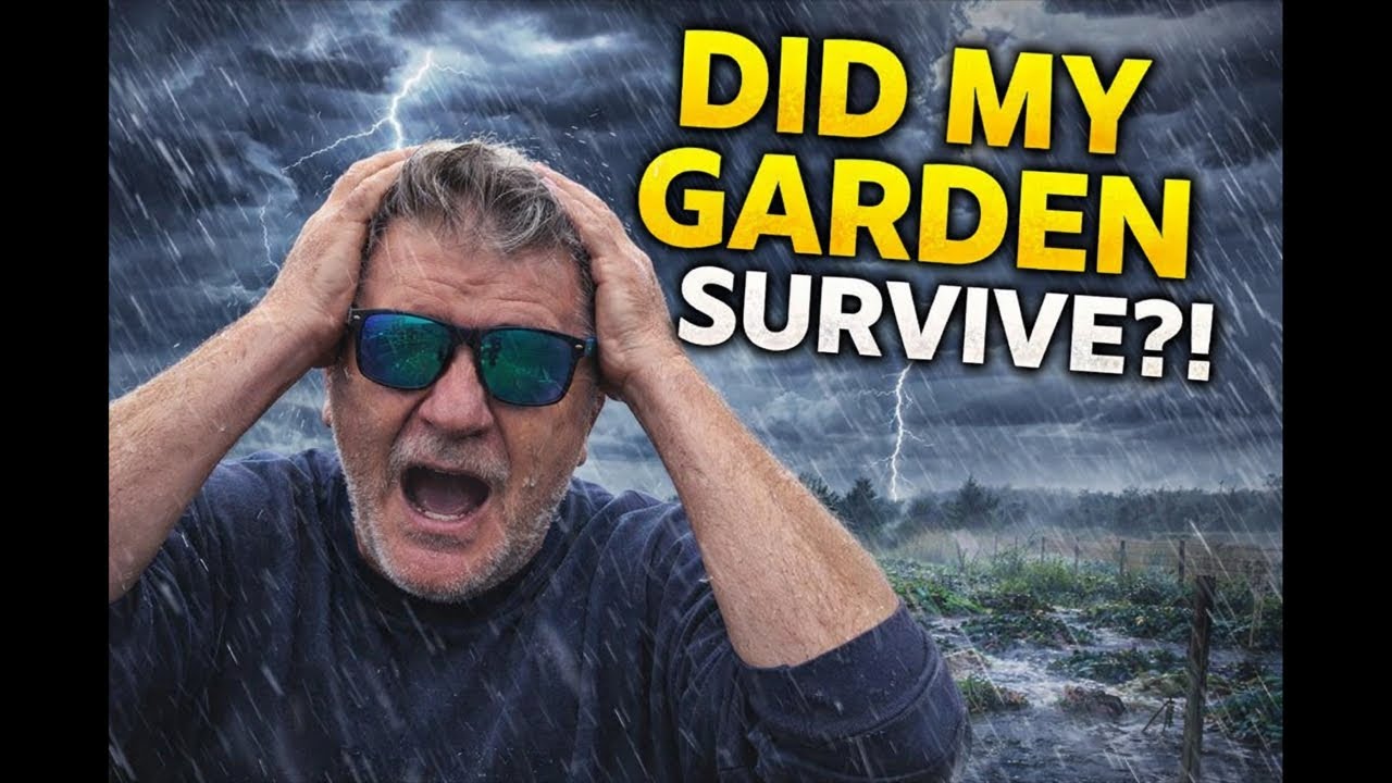 A Massive Storm Hit My Garden… Did Anything Survive?! 🌩️🌱