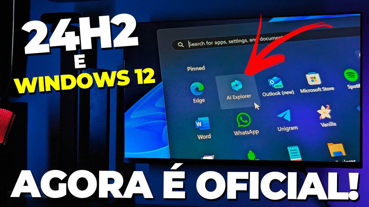 É BOMBA! CHEGOU o MELHOR Sistema JÁ LANÇADO pela MICROSOFT! ESQUECE Windows 11 24H2! MUDOU TUDO!
