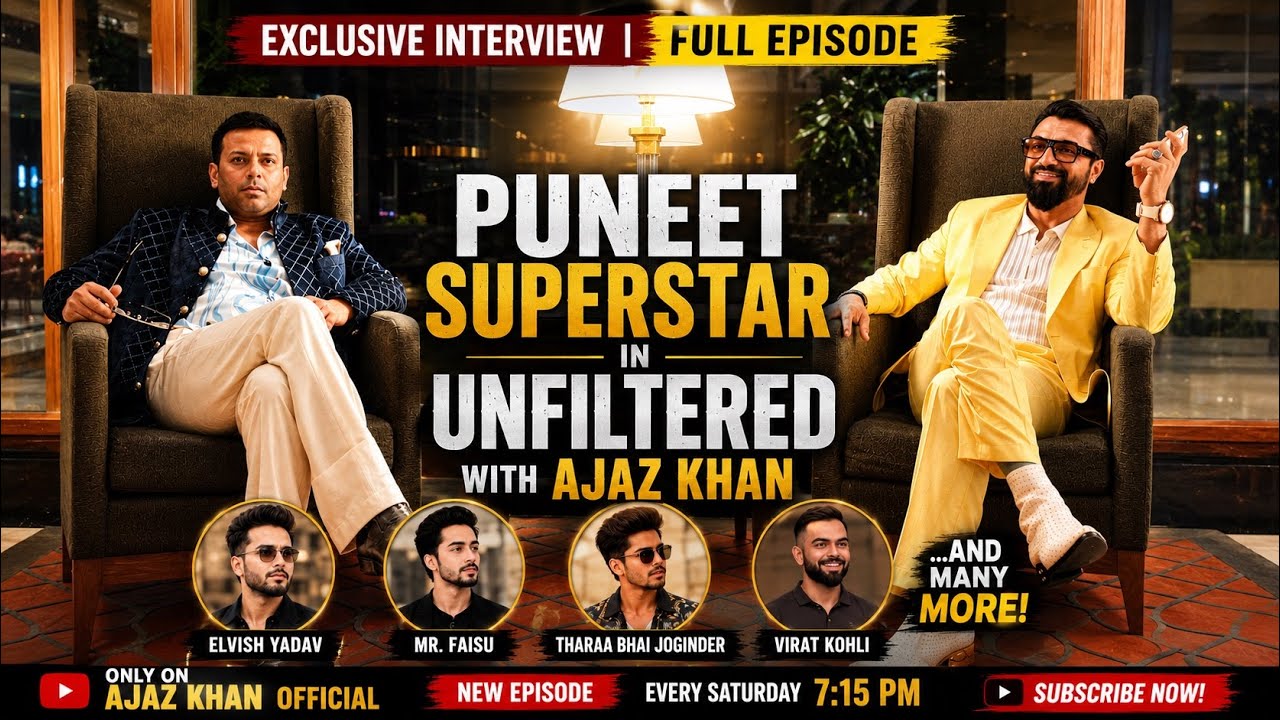 Puneet Superstar&rsquo;s Most Honest Interview Ever | Unfiltered With Ajaz Khan.#ajazkhan #podcast