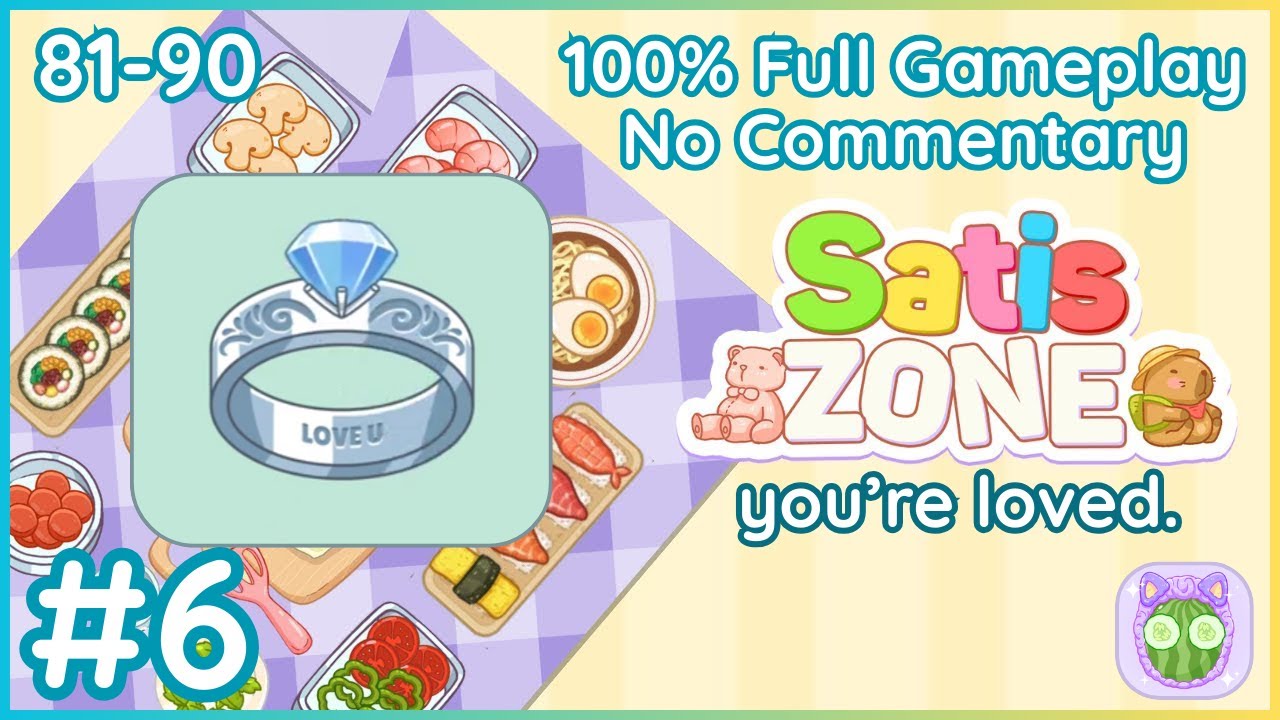 Let's craft a wedding ring 💍 ~ Relax and sleep to more Satiszone 💆 (No Commentary) Levels 81-90