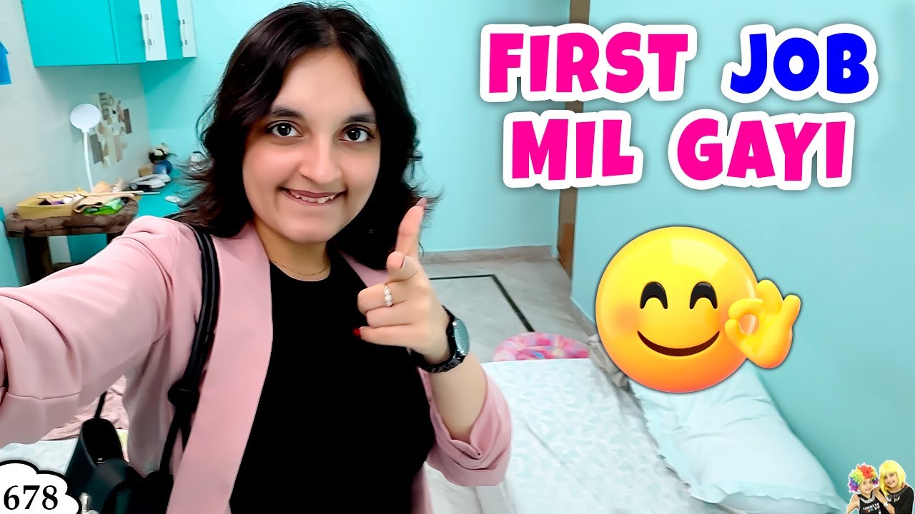 FIRST JOB MIL GAYI | Ep 678 | Family Vlog | Aayu and Pihu Show