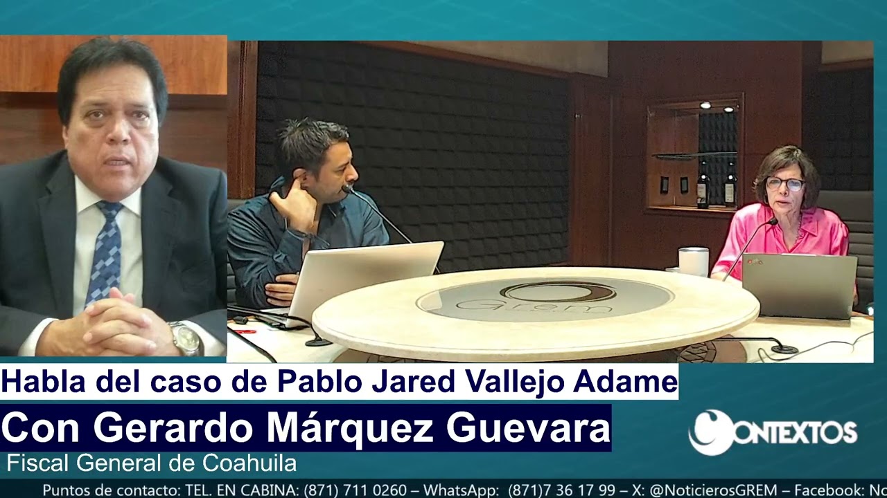 Desaparición de Jared con el fiscal Gerardo Márquez en Contextos