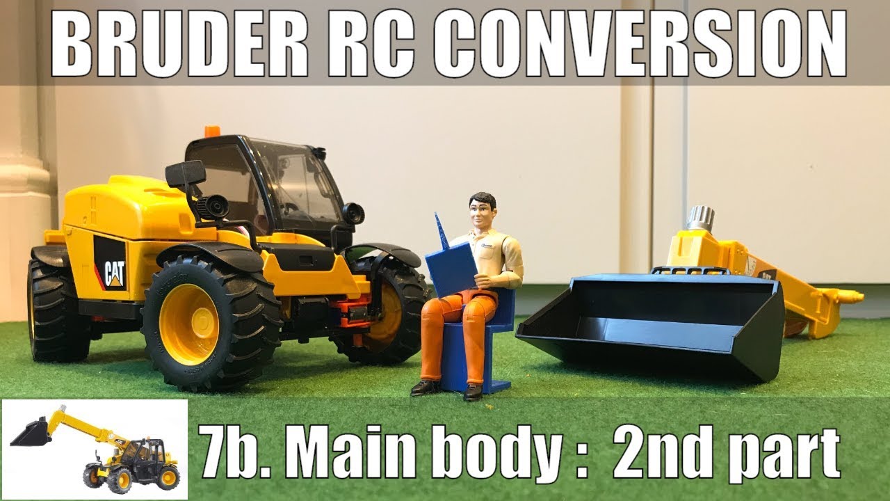 Bruder CAT telehandler pt7b: body 2nd part