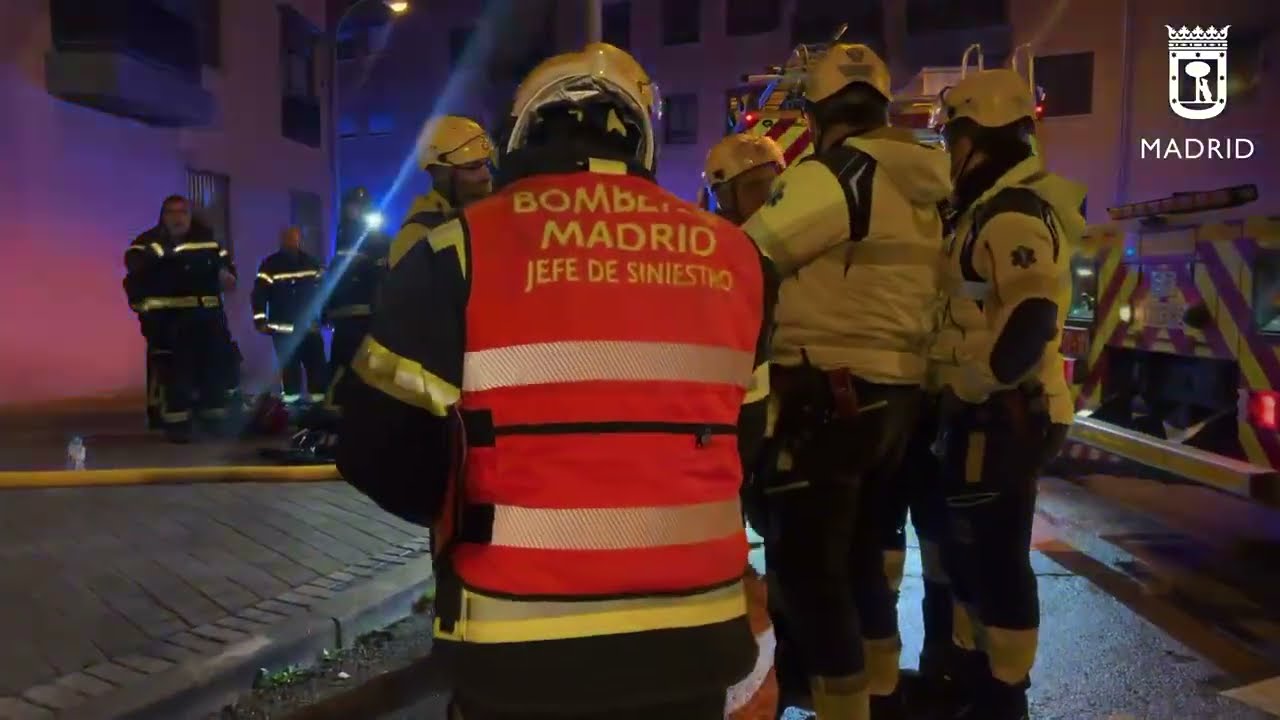 Incendio en Carabanchel (Madrid) con tres personas fallecidas